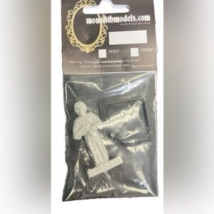 RARE Monolith Models Unpainted Resin Mini Figure CG018 'The Crimson Ghost, 1946'